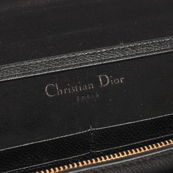 Christian Dior 30 Montaigne Black Leather 2-in-1 Pouch - Picture 14 of 15